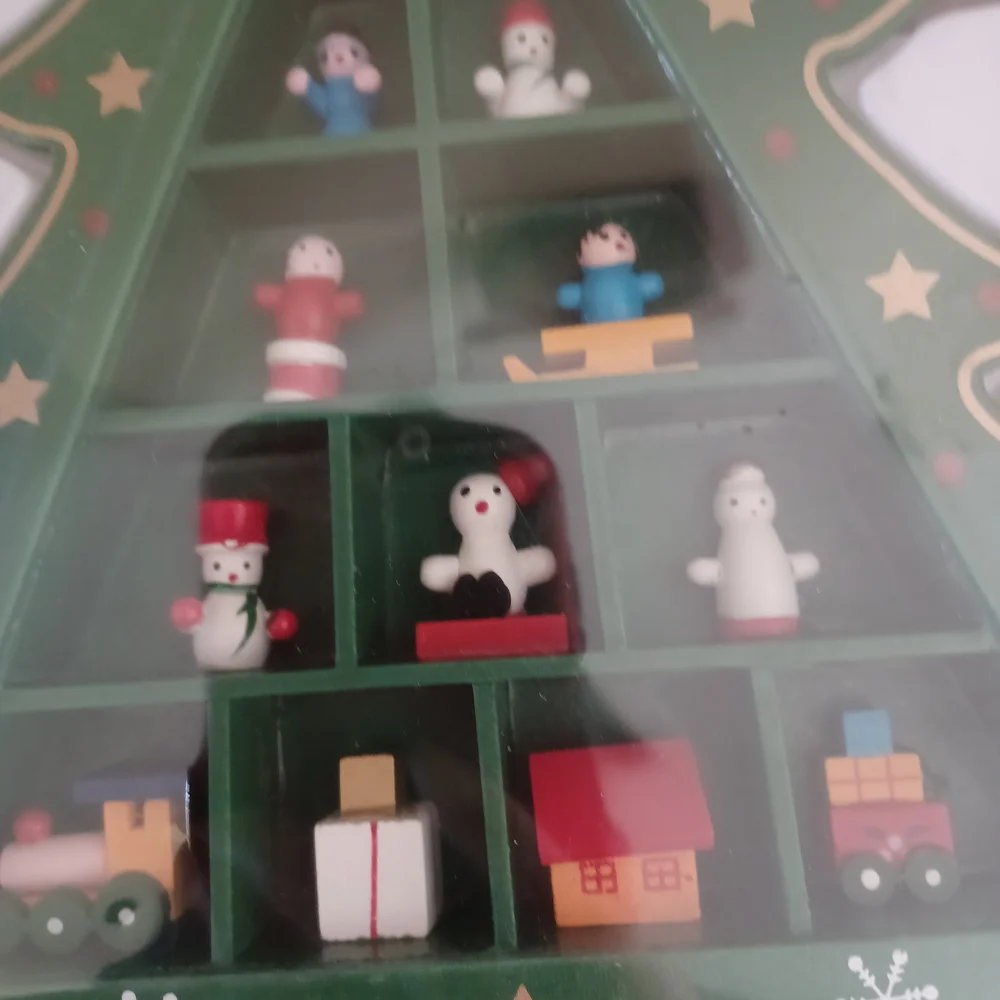 Target Green Christmas Tree Advent Calendar with Figurines